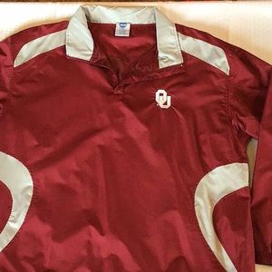 OU half-zip NWOT windbreaker